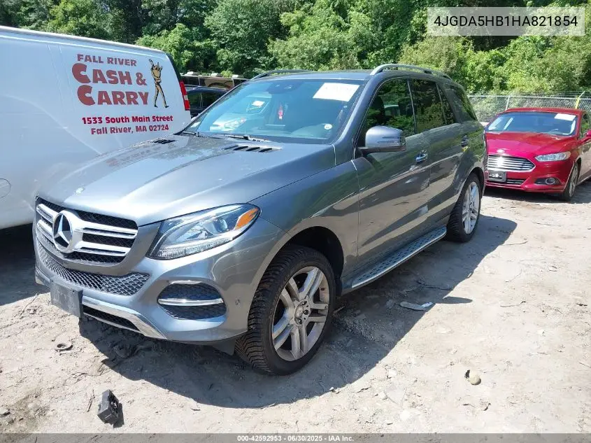 2017 Mercedes-Benz Gle 350 4Matic VIN: 4JGDA5HB1HA821854 Lot: 42592953