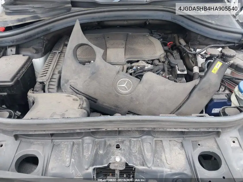 4JGDA5HB4HA905540 2017 Mercedes-Benz Gle 350 4Matic