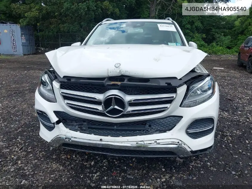 4JGDA5HB4HA905540 2017 Mercedes-Benz Gle 350 4Matic