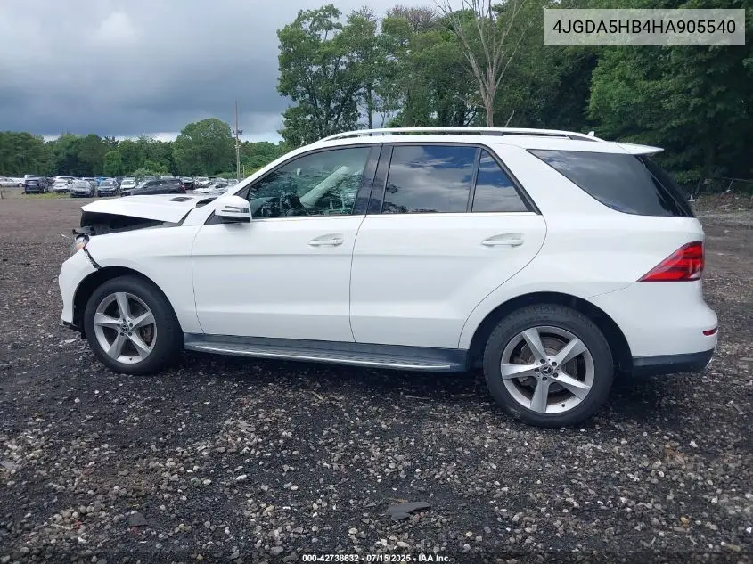 4JGDA5HB4HA905540 2017 Mercedes-Benz Gle 350 4Matic