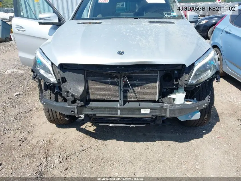 2019 Mercedes-Benz Gle 400 4Matic VIN: 4JGDA5GB1KB211102 Lot: 42145350