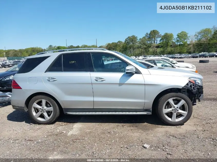 2019 Mercedes-Benz Gle 400 4Matic VIN: 4JGDA5GB1KB211102 Lot: 42145350