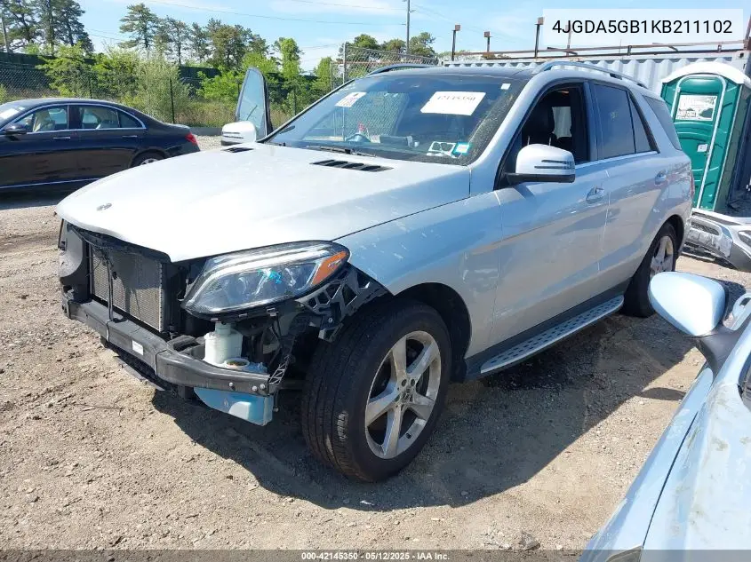 2019 Mercedes-Benz Gle 400 4Matic VIN: 4JGDA5GB1KB211102 Lot: 42145350