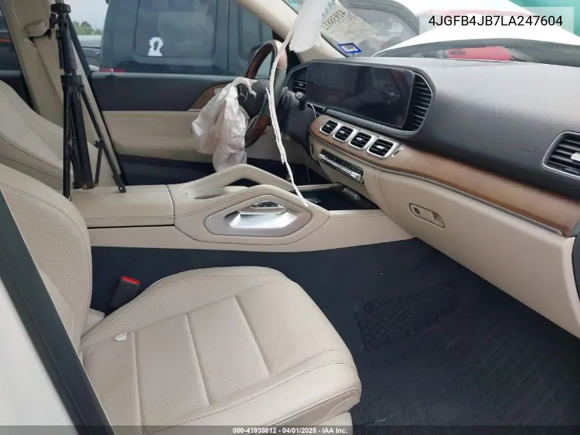 2020 Mercedes-Benz Gle 350 VIN: 4JGFB4JB7LA247604 Lot: 41938812