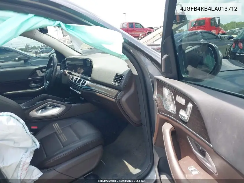 2020 Mercedes-Benz Gle 350 4Matic VIN: 4JGFB4KB4LA013712 Lot: 42259904