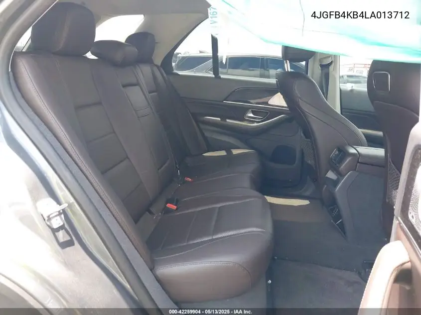 2020 Mercedes-Benz Gle 350 4Matic VIN: 4JGFB4KB4LA013712 Lot: 42259904