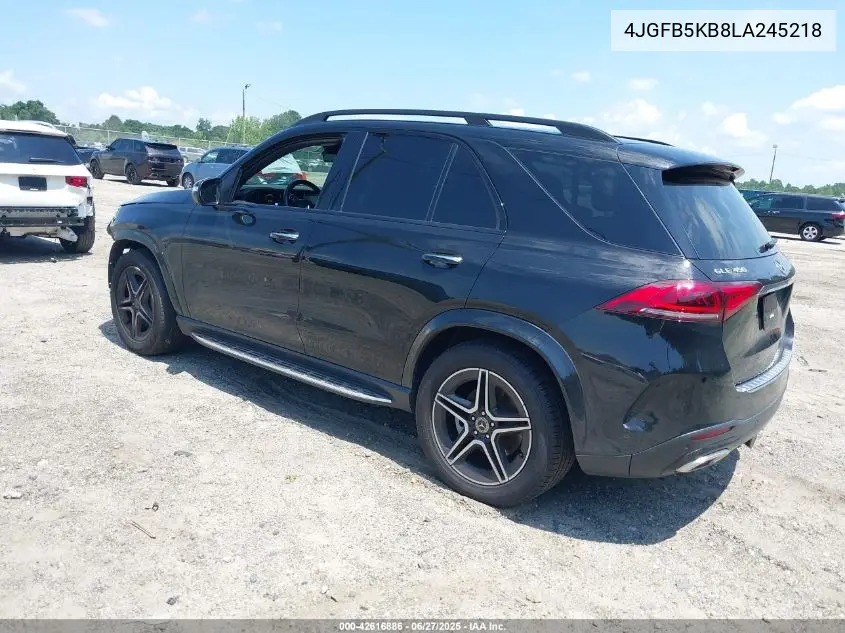2020 Mercedes-Benz Gle 450 4Matic VIN: 4JGFB5KB8LA245218 Lot: 42616886