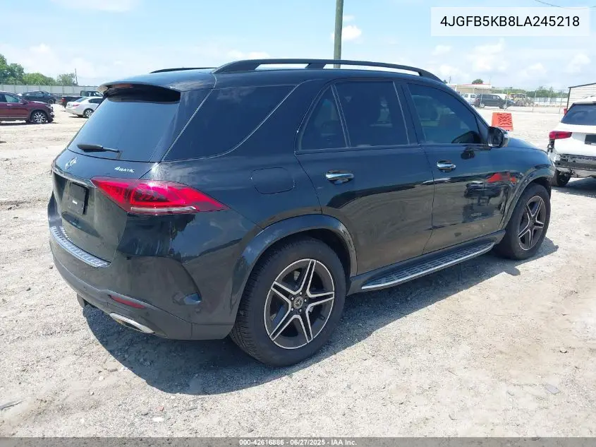 2020 Mercedes-Benz Gle 450 4Matic VIN: 4JGFB5KB8LA245218 Lot: 42616886