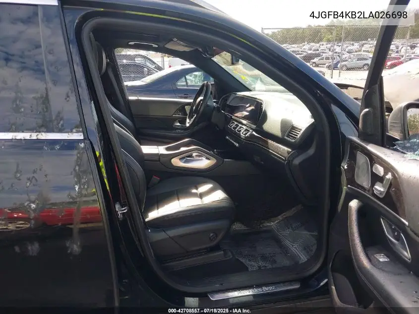 2020 Mercedes-Benz Gle 350 4Matic VIN: 4JGFB4KB2LA026698 Lot: 42708557