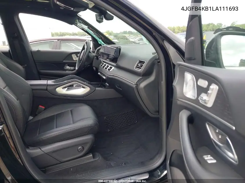 2020 Mercedes-Benz Gle 350 4Matic VIN: 4JGFB4KB1LA111693 Lot: 42759732