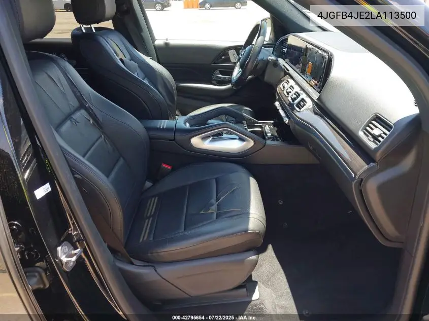 2020 Mercedes-Benz Gle 350 VIN: 4JGFB4JE2LA113500 Lot: 42795654