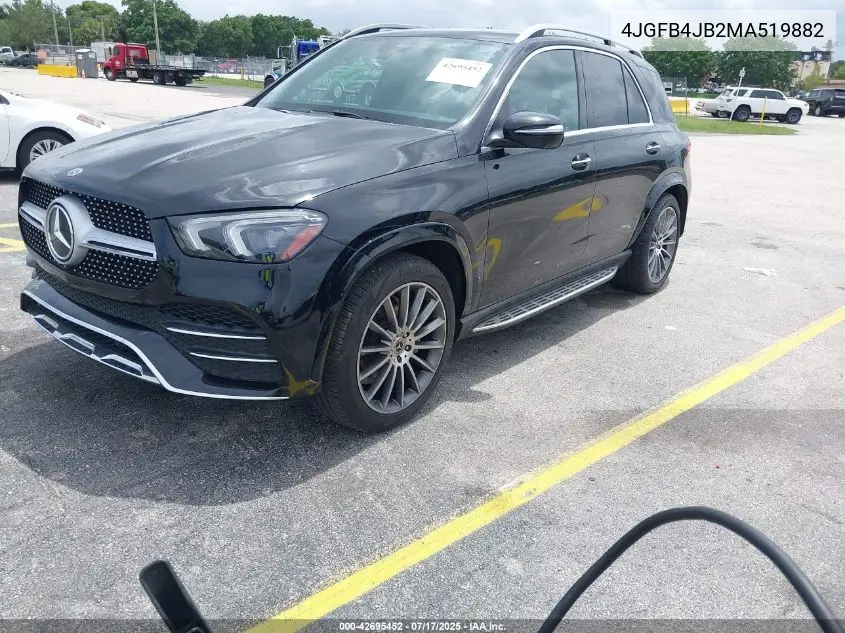 2021 Mercedes-Benz Gle 350 VIN: 4JGFB4JB2MA519882 Lot: 42695452