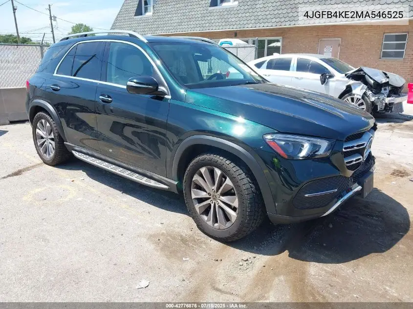 2021 Mercedes-Benz Gle 350 4Matic VIN: 4JGFB4KE2MA546525 Lot: 42776876