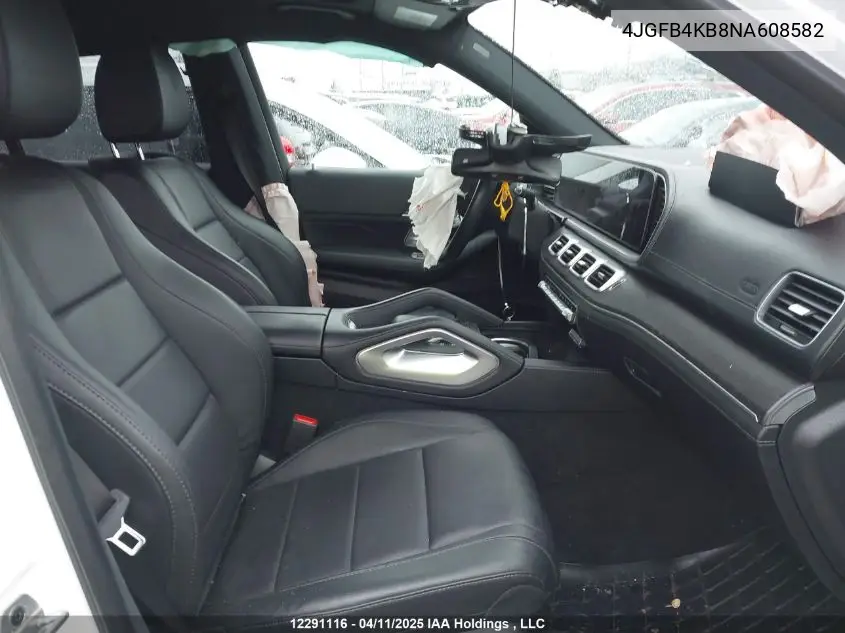 2022 Mercedes-Benz Gle 350 4Matic VIN: 4JGFB4KB8NA608582 Lot: 12291116