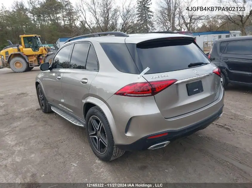 2023 Mercedes-Benz Gle VIN: 4JGFB4KB7PA902123 Lot: 12165322