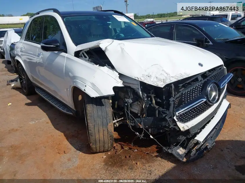 2023 Mercedes-Benz Gle 350 4Matic VIN: 4JGFB4KB2PA867443 Lot: 42623130