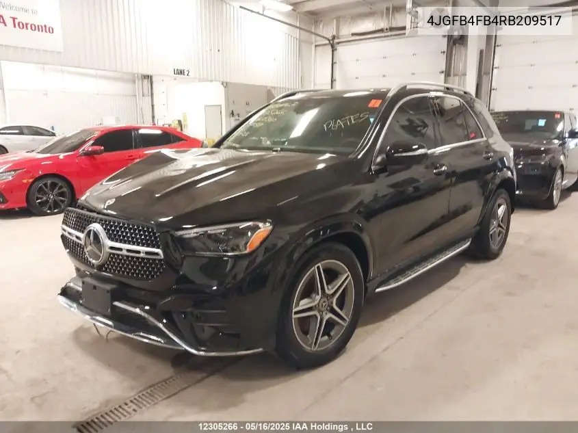 2024 Mercedes-Benz Gle 350 4Matic VIN: 4JGFB4FB4RB209517 Lot: 12305266