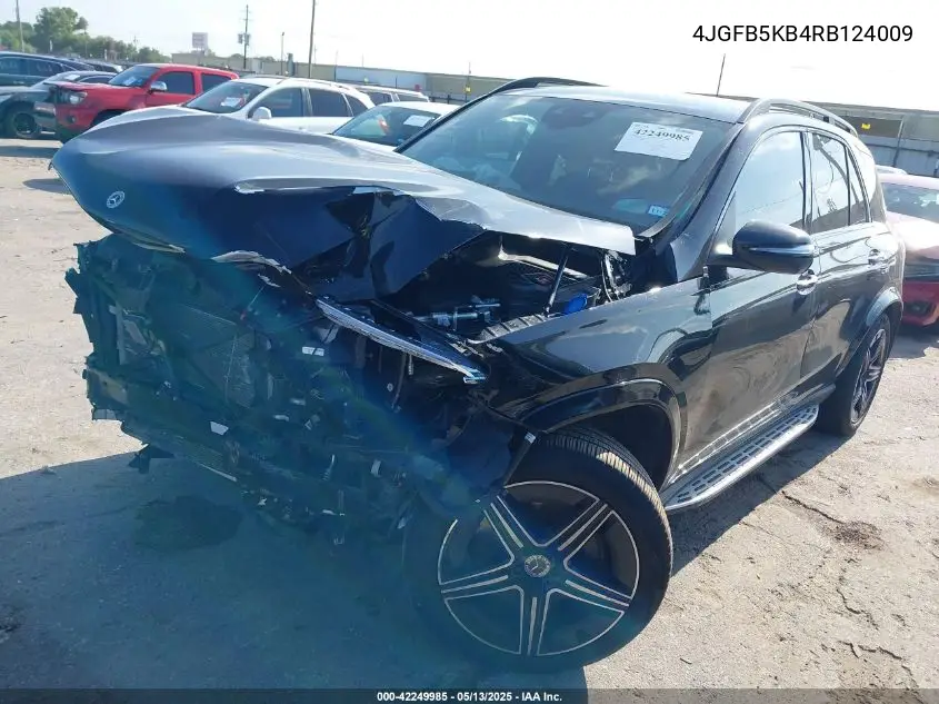 2024 Mercedes-Benz Gle 450 4Matic VIN: 4JGFB5KB4RB124009 Lot: 42249985