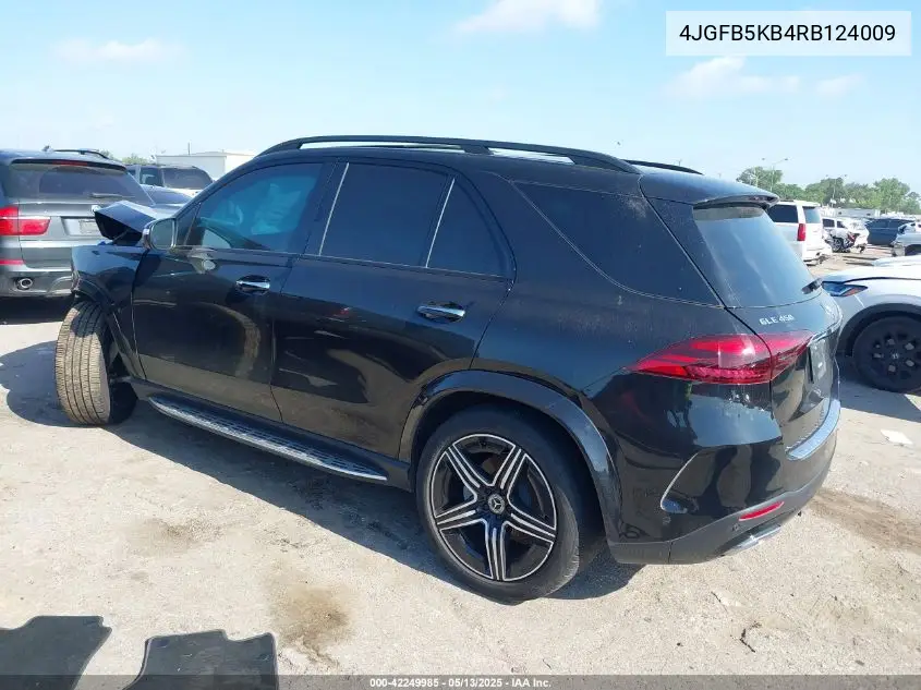 2024 Mercedes-Benz Gle 450 4Matic VIN: 4JGFB5KB4RB124009 Lot: 42249985
