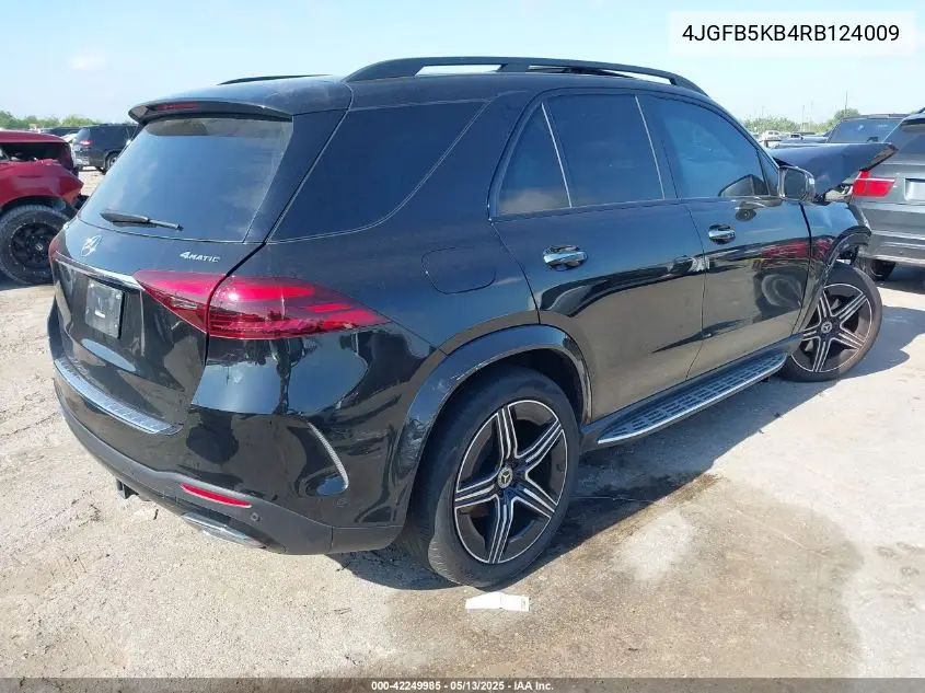 2024 Mercedes-Benz Gle 450 4Matic VIN: 4JGFB5KB4RB124009 Lot: 42249985