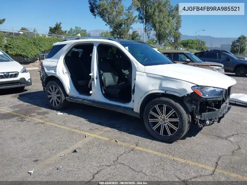 2024 Mercedes-Benz Gle 350 4Matic VIN: 4JGFB4FB9RA985521 Lot: 42403533