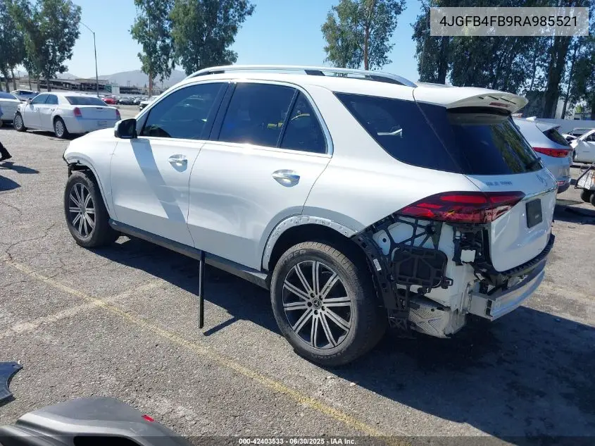 2024 Mercedes-Benz Gle 350 4Matic VIN: 4JGFB4FB9RA985521 Lot: 42403533