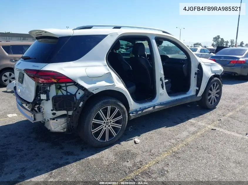 2024 Mercedes-Benz Gle 350 4Matic VIN: 4JGFB4FB9RA985521 Lot: 42403533