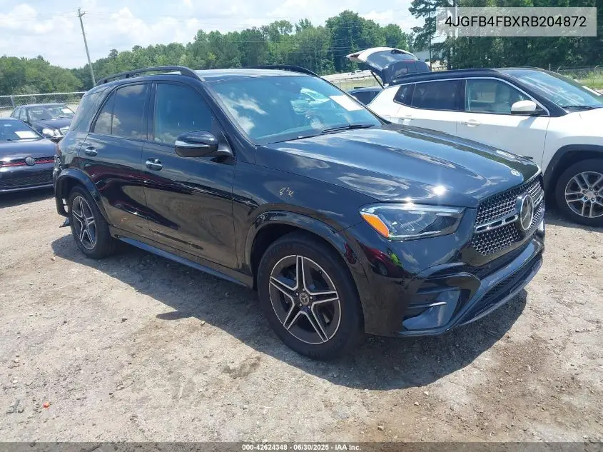 2024 Mercedes-Benz Gle 350 4Matic VIN: 4JGFB4FBXRB204872 Lot: 42624348