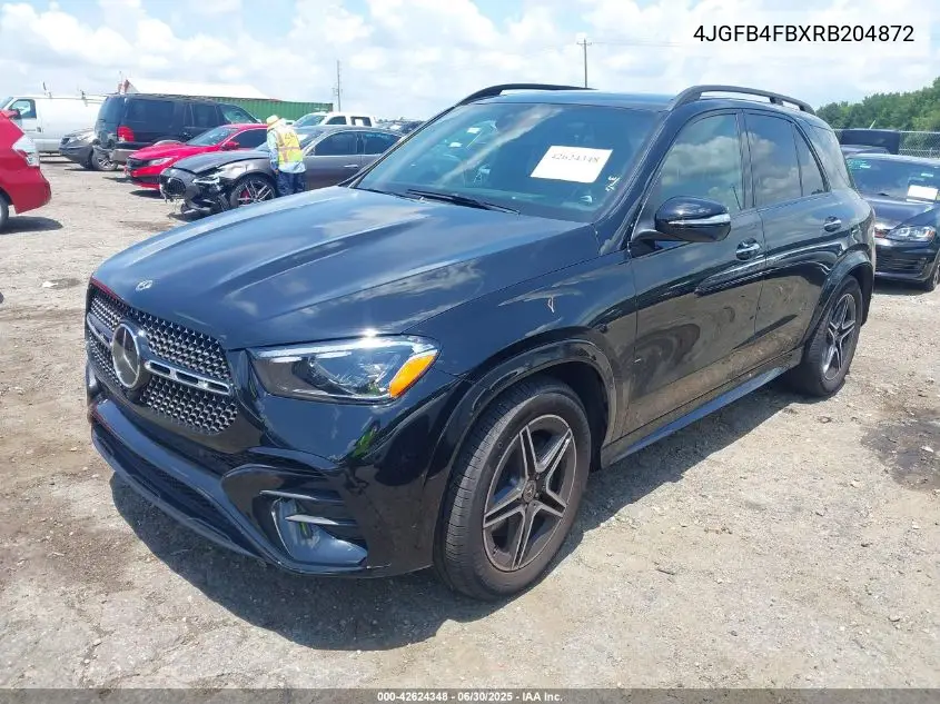 2024 Mercedes-Benz Gle 350 4Matic VIN: 4JGFB4FBXRB204872 Lot: 42624348