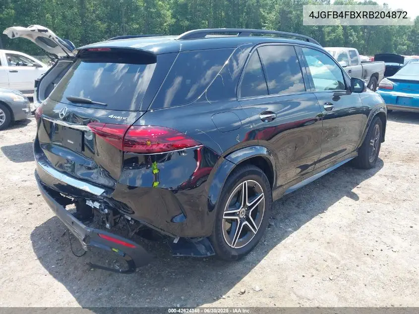 2024 Mercedes-Benz Gle 350 4Matic VIN: 4JGFB4FBXRB204872 Lot: 42624348