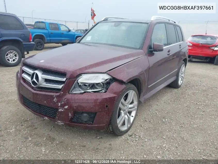 2010 Mercedes-Benz Glk 350 4Matic VIN: WDCGG8HBXAF397661 Lot: 12331426