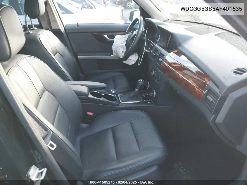 2010 Mercedes-Benz Glk 350 VIN: WDCGG5GB5AF401535 Lot: 41505275