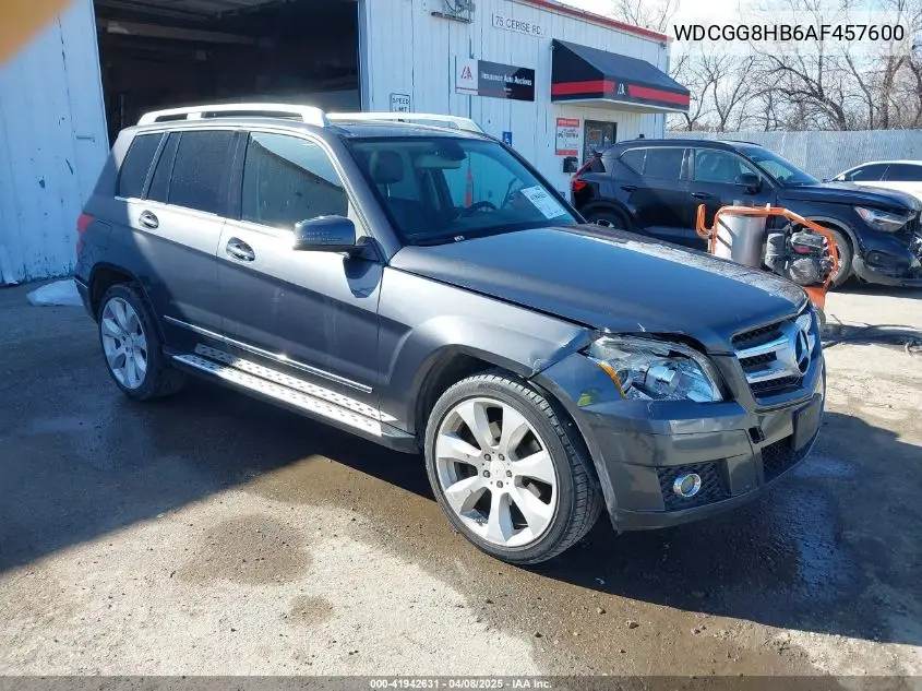 2010 Mercedes-Benz Glk 350 4Matic VIN: WDCGG8HB6AF457600 Lot: 41942631