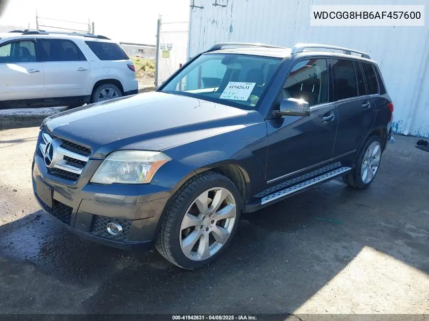 2010 Mercedes-Benz Glk 350 4Matic VIN: WDCGG8HB6AF457600 Lot: 41942631