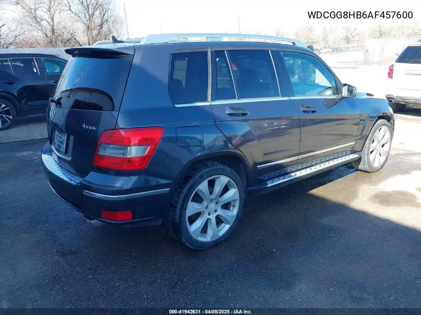 2010 Mercedes-Benz Glk 350 4Matic VIN: WDCGG8HB6AF457600 Lot: 41942631