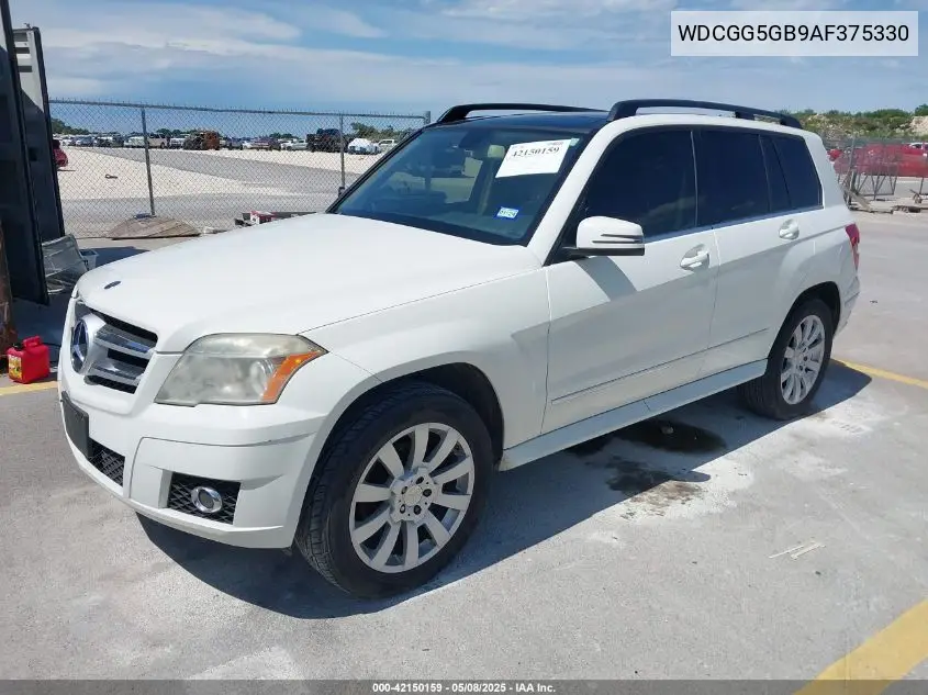 2010 Mercedes-Benz Glk 350 VIN: WDCGG5GB9AF375330 Lot: 42150159