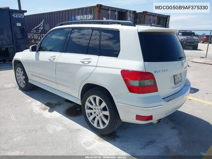 2010 Mercedes-Benz Glk 350 VIN: WDCGG5GB9AF375330 Lot: 42150159