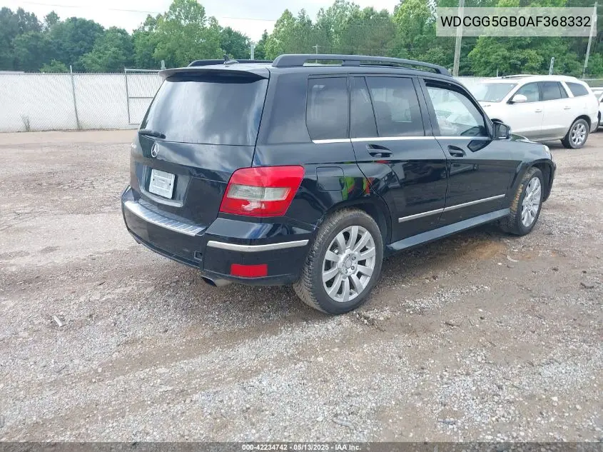 2010 Mercedes-Benz Glk 350 VIN: WDCGG5GB0AF368332 Lot: 42234742