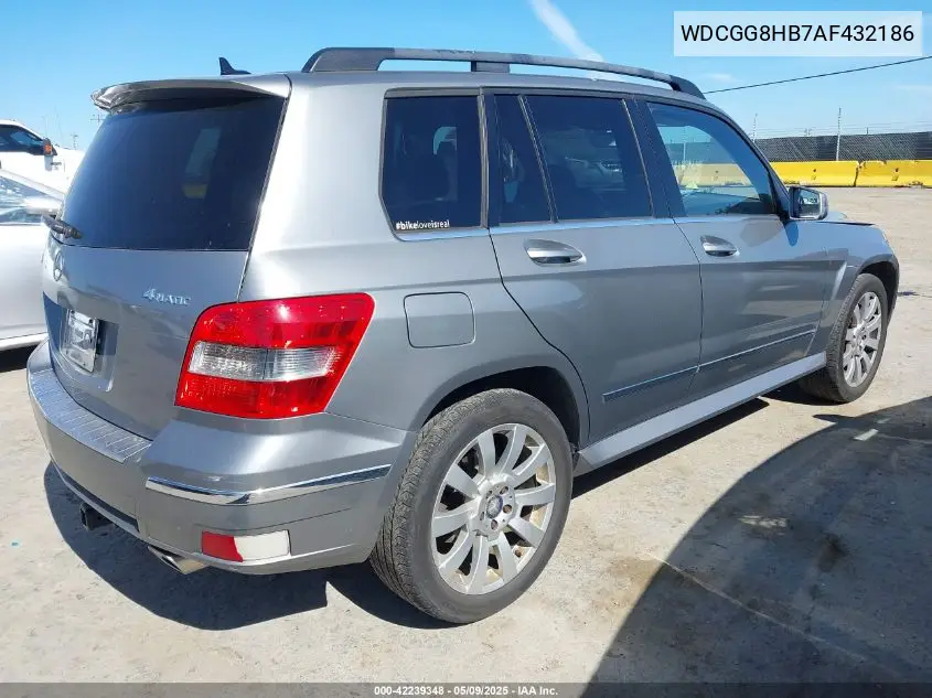 2010 Mercedes-Benz Glk 350 4Matic VIN: WDCGG8HB7AF432186 Lot: 42239348