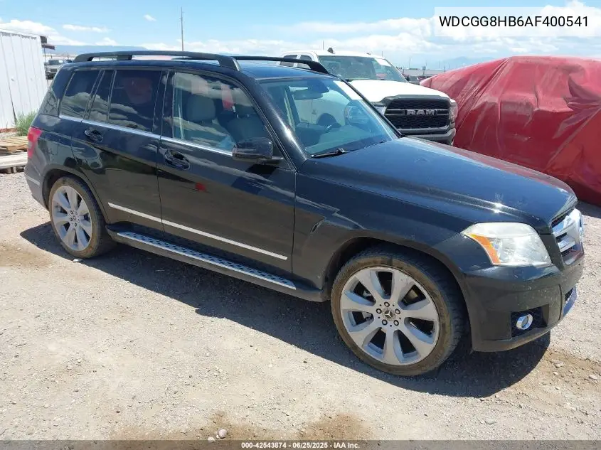 2010 Mercedes-Benz Glk 350 4Matic VIN: WDCGG8HB6AF400541 Lot: 42543874
