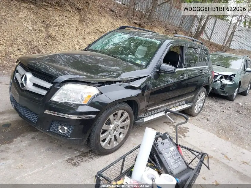 2011 Mercedes-Benz Glk 350 4Matic VIN: WDCGG8HB1BF622096 Lot: 42244794