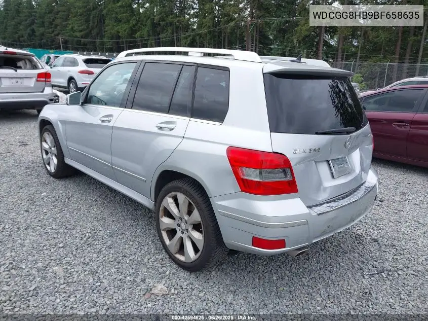 2011 Mercedes-Benz Glk 350 4Matic VIN: WDCGG8HB9BF658635 Lot: 42594625