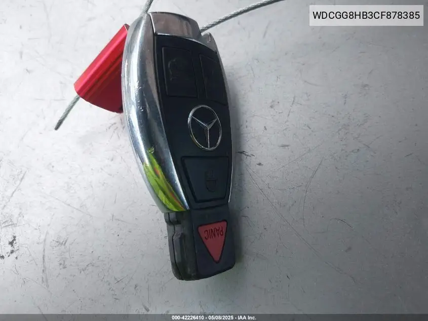 2012 Mercedes-Benz Glk 350 4Matic VIN: WDCGG8HB3CF878385 Lot: 42226410