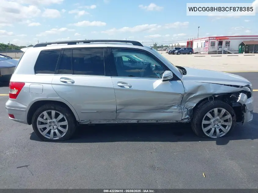 2012 Mercedes-Benz Glk 350 4Matic VIN: WDCGG8HB3CF878385 Lot: 42226410