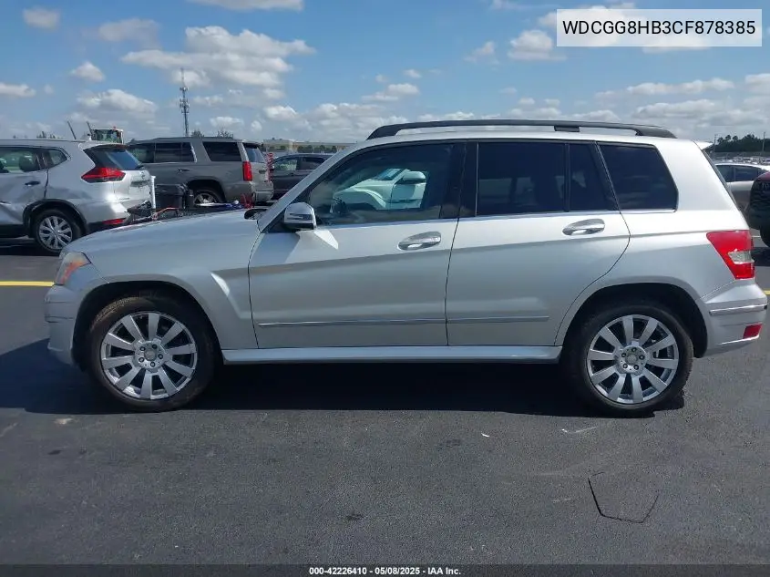 2012 Mercedes-Benz Glk 350 4Matic VIN: WDCGG8HB3CF878385 Lot: 42226410