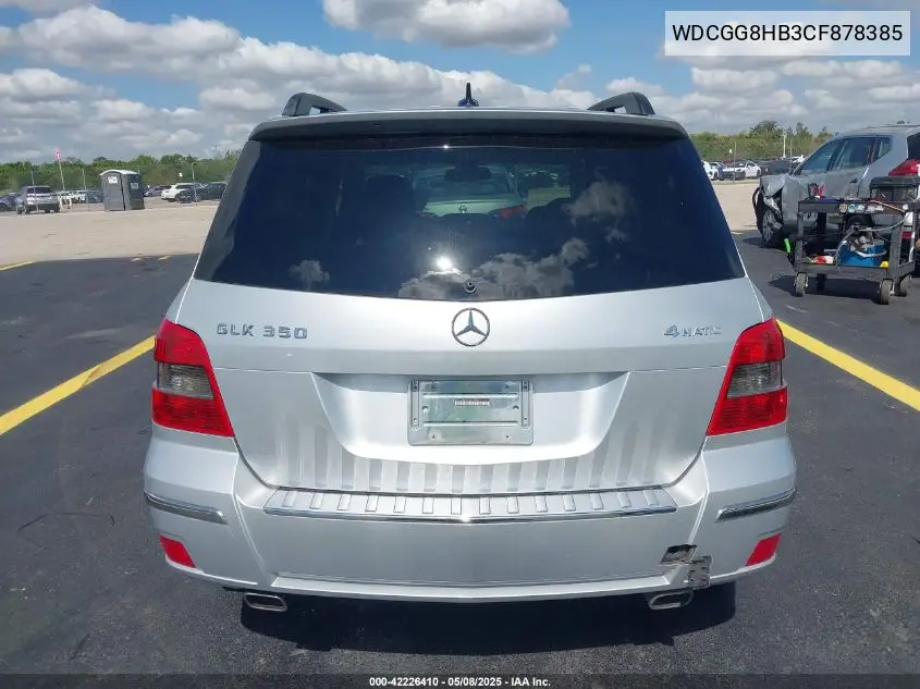 2012 Mercedes-Benz Glk 350 4Matic VIN: WDCGG8HB3CF878385 Lot: 42226410