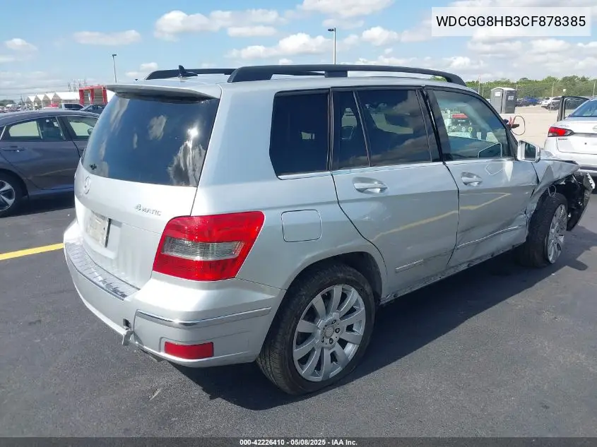 2012 Mercedes-Benz Glk 350 4Matic VIN: WDCGG8HB3CF878385 Lot: 42226410