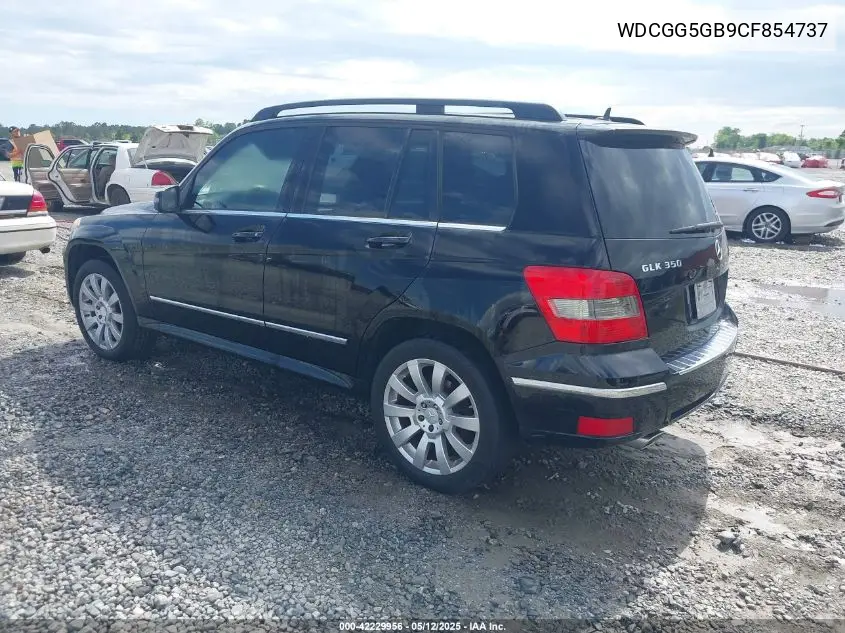 2012 Mercedes-Benz Glk 350 VIN: WDCGG5GB9CF854737 Lot: 42229956