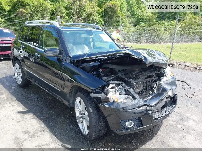 2012 Mercedes-Benz Glk 350 4Matic VIN: WDCGG8HB6CF917258 Lot: 42252747