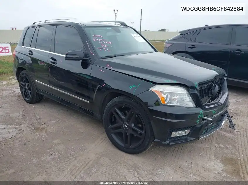 2012 Mercedes-Benz Glk 350 4Matic VIN: WDCGG8HB6CF842884 Lot: 42643902